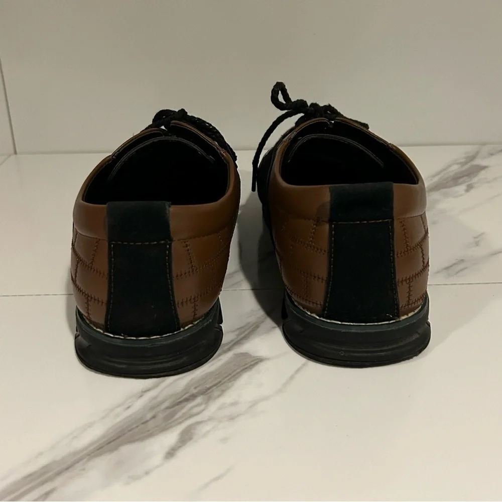 Gatsby Genuine Leather Orthopaedic Brown Oxfords Size 11.5 (45)